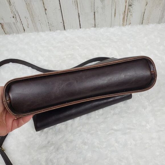 Crazy Horse by Liz Claiborne Shoulder Bag Brown - Picture 8 of 10